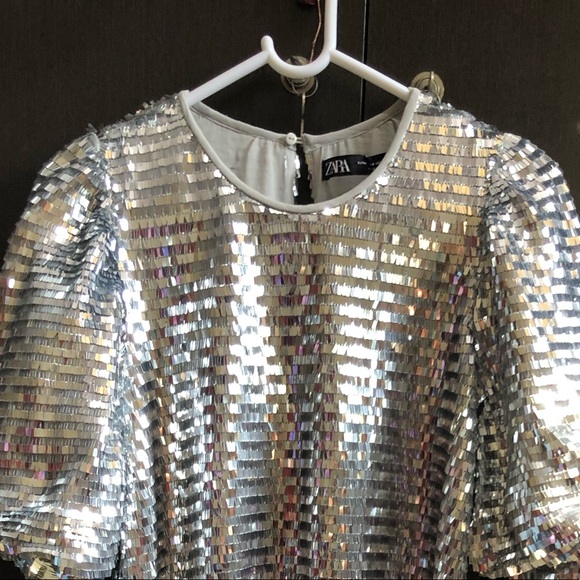 Zara Sequinned Dress - Picture 3 of 7